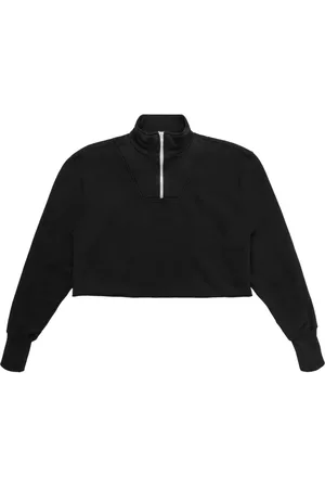Les Tien Pullover mit kurzem Reißverschluss