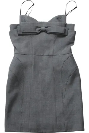 Shushu/Tong Bow-detail mini dress