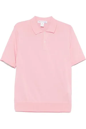 Comme des Garçons Fein gestricktes Poloshirt