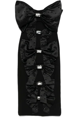 LOULOU Midikleid mit Schleife