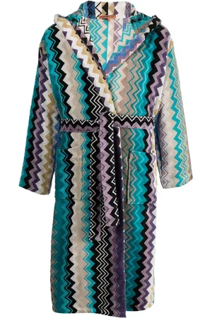 Missoni Bademantel mit Zickzackmuster