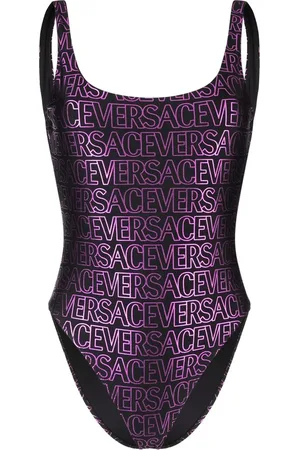 VERSACE Badeanzug mit Logo-Print