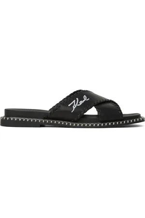 Karl Lagerfeld Lleo Sandalen mit Ziernähten