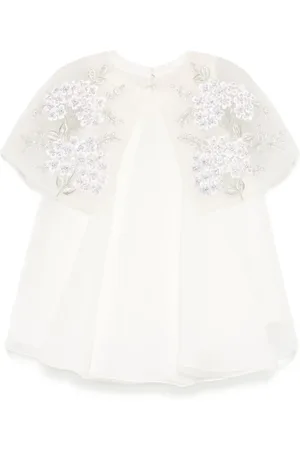 Maison Ava Kleid mit Perlenstickerei