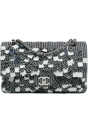 CHANEL 2006-2008 mittelgroße Classic Double Flap Schultertasche