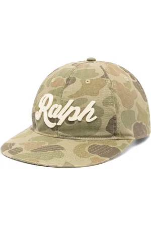 Ralph Lauren Camo Baseballkappe mit Fischgrätenmuster