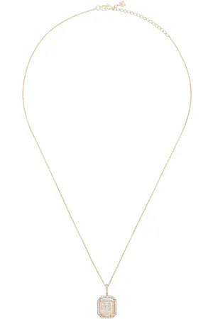 Mateo 14kt Gelbgoldhalskette mit "H"-Anhänger