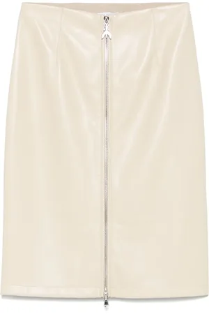 Patrizia Pepe Midirock aus Faux-Leder