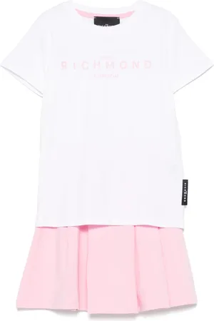 John Richmond Set aus Top und Rock mit Logo