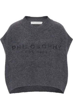 Serafini Cropped-Top mit Logo-Stickerei