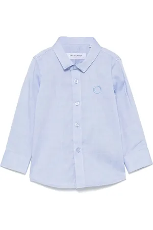 Trussardi Hemd mit Logo-Stickerei