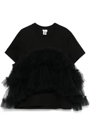NOIR KEI NINOMIYA Gerüschtes T-Shirt