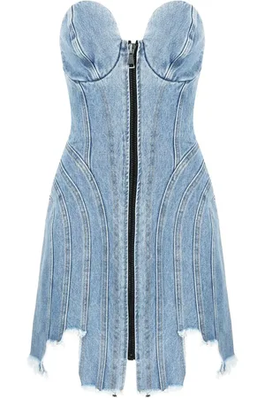 Natasha Zinko Minikleid mit asymmetrischem Saum
