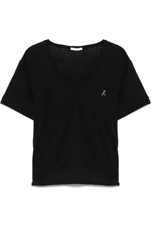 Patrizia Pepe T-Shirt mit V-Ausschnitt