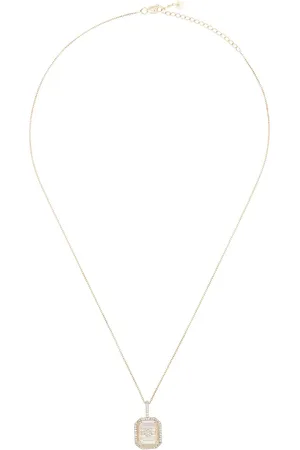 Mateo 14kt Goldhalskette mit Kristallherz
