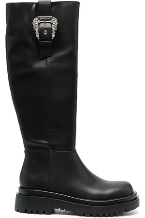 VERSACE Stiefel mit Schnalle