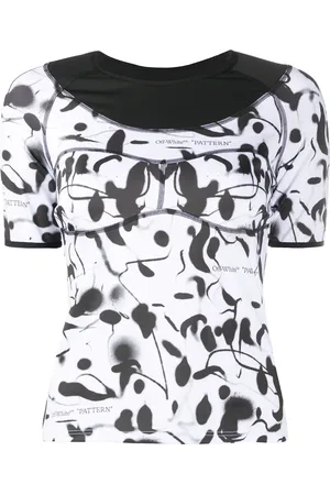 OFF-WHITE T-Shirt mit grafischem Print