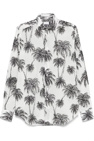 Xacus Hemd mit Palmen-Print