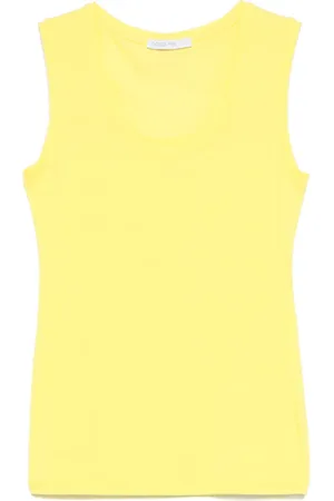 Patrizia Pepe Trägershirt mit gummiertem Logo