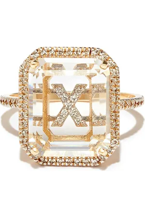 Mateo 14kt X Gelbgoldring mit Diamanten