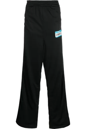 Vetements Weite Hose mit Logo-Print