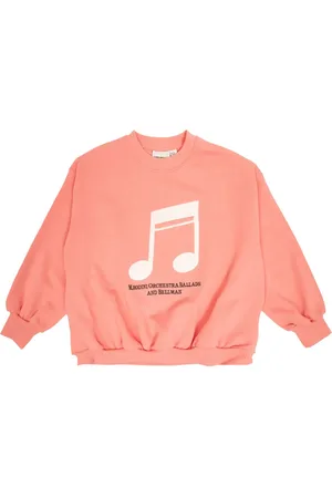 Mini Rodini Pullover mit Musiknoten-Print
