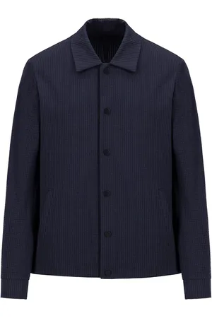 Harris Wharf London Gestreifte Hemdjacke