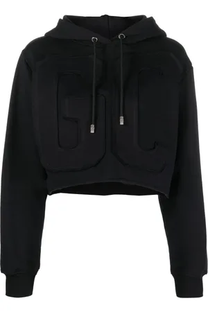 GCDS Cropped-Hoodie mit Logo