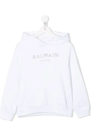 Balmain Hoodie mit Schmuck-Logo