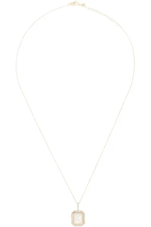 Mateo 14kt Gelbgoldhalskette mit Diamanten