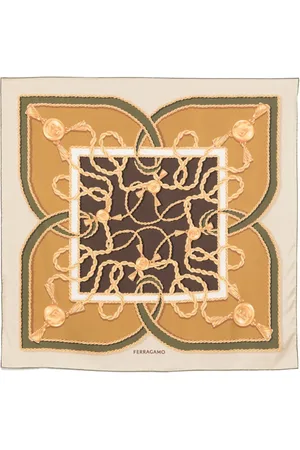 Salvatore Ferragamo Schal mit Kordelketten-Print