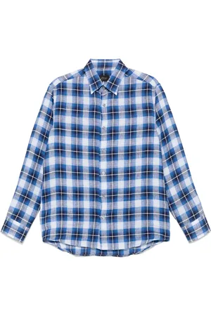 BRIONI Hemd mit Karomuster