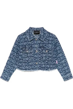 John Richmond Jacke mit Logo-Jacquard