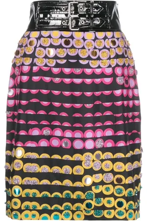 Moschino Bleistiftrock mit Polka Dots