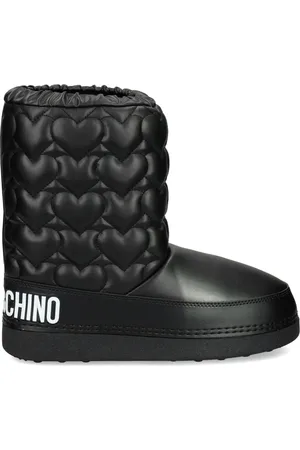 Moschino Gesteppte Stiefel mit Logo