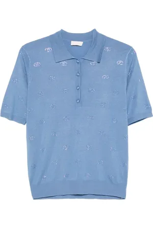 Liu Jo Polo-Oberteil mit Logo-Verzierung