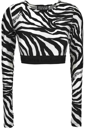 VERSACE T-Shirt mit Zebra-Print