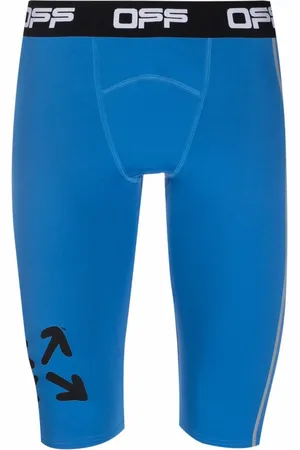 OFF-WHITE Kompressions-Shorts mit Arrows-Print