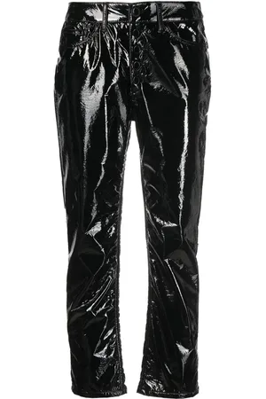 Dondup Cropped-Hose mit Glanz