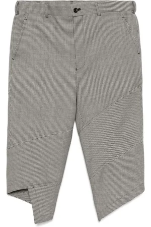 Comme des Garçons 3/4 Hose mit Fischgrätenmuster