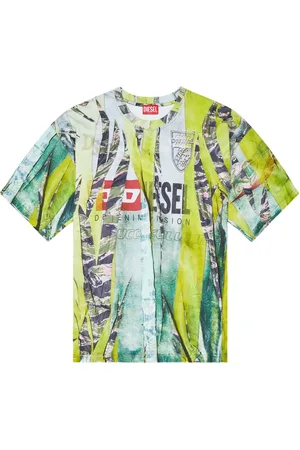 Diesel T-Shirt mit Bleach-Effekt