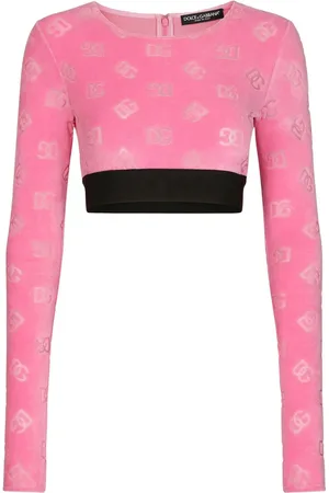 Dolce & Gabbana Cropped-Top mit DG-Logo