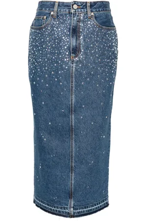 Alessandra Rich Bleistiftrock mit Strass