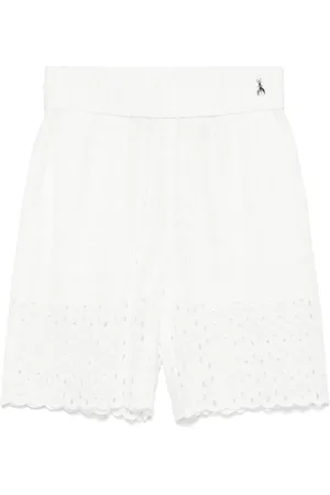 Patrizia Pepe Shorts mit Lochstickerei
