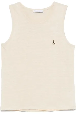 Patrizia Pepe Tanktop mit Logo-Schild