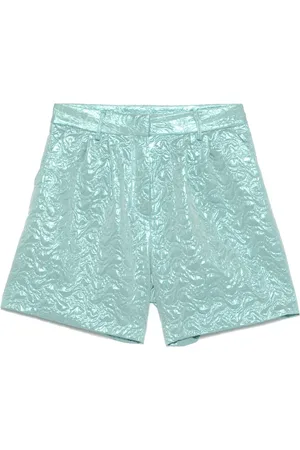 ..,MERCI Shorts mit Lamé-Effekt