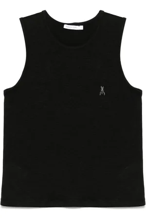 Patrizia Pepe Tanktop mit Logo-Schild