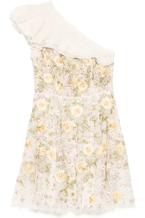 Needle & Thread Einschultriges Florine Minikleid