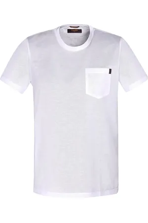 MOORER T-Shirt mit Brusttasche