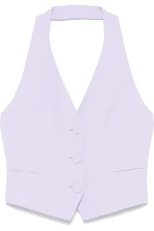 Patrizia Pepe Weste mit Neckholder-Ausschnitt